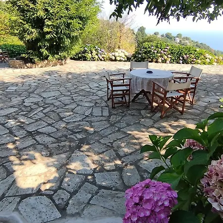 White Stone House With Great Sea View Villa Tsagarada Exterior photo