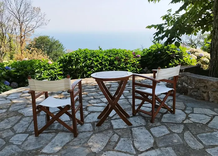 White Stone House With Great Sea View